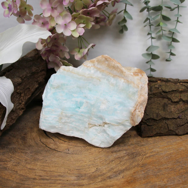 Caribbean blue Calciet ruw nr.04