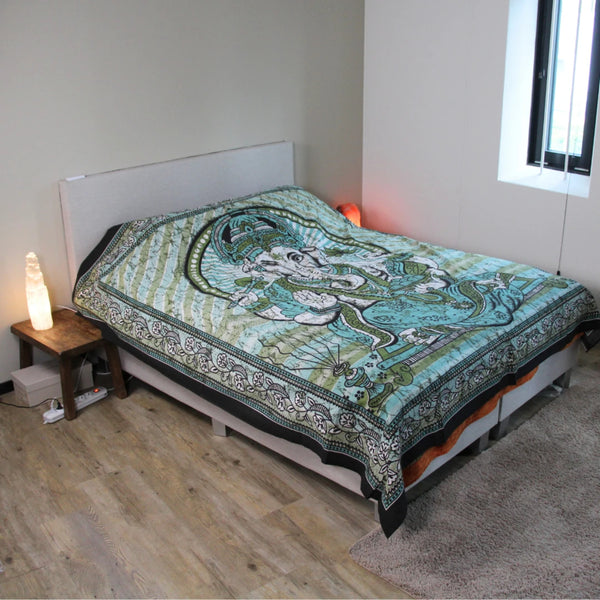 Grand Foulard 507 - Ganesha - Groen