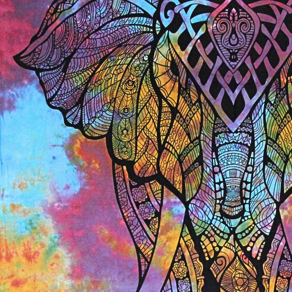 Grand Foulard 503 - Grote Olifant - Regenboog kleuren