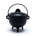 Cauldron Heksenketel Gietijzer Met Zon En Maan Symbolen