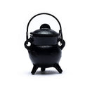 Cauldron Heksenketeltje Gietijzer Zwart Met Hengsel