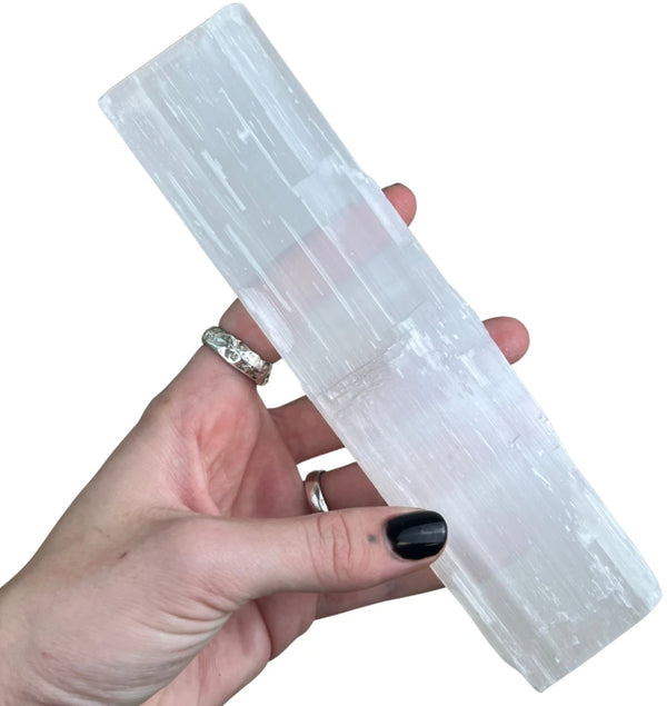 Seleniet oplaadsteen ruw (plankje 19-20 cm)