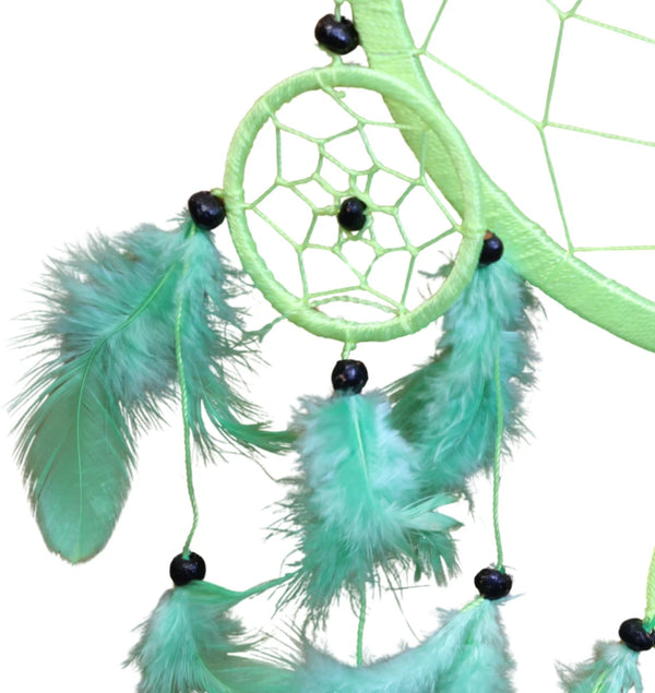 Dromenvanger - 22cm - Groen - veren