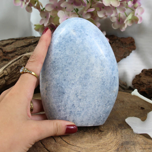 Calciet blauw sculptuur nr.15