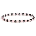 Edelsteen Armband Rozenkwarts Hematine 4 mm