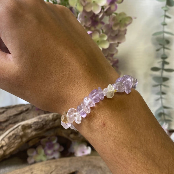 Ametrien splitarmband + kaart