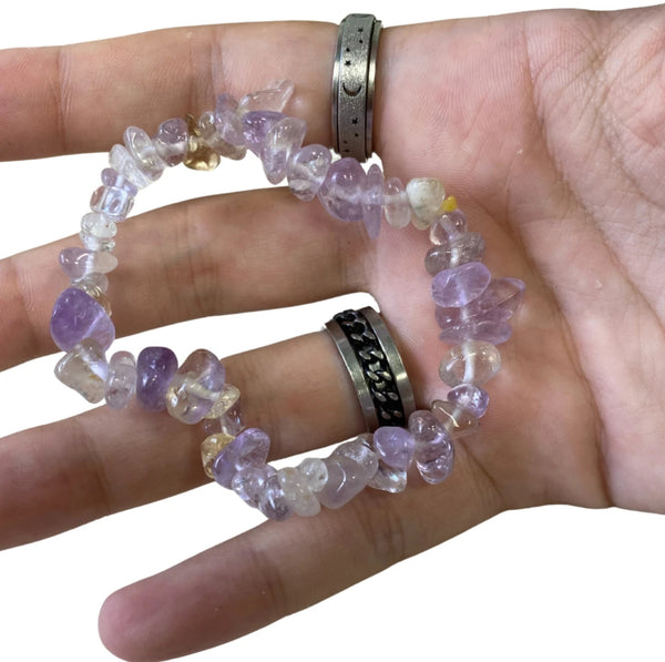 Ametrien splitarmband + kaart