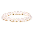 Edelsteen Armband Potato Parels Wit 9-10 mm