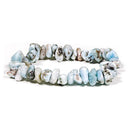 Armband Larimar Edelsteen Getrommelde Stenen 8mm