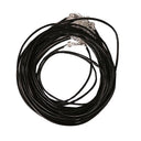Lederen Halsketting met Karabijnslotje Zwart 1.5 mm 2.4 mm