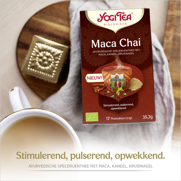 Yogi Tea Maca Chai - tray: 6 stuks
