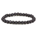 Armband Lavasteen Zwart