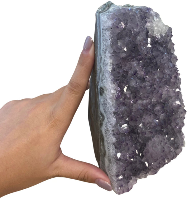 Amethist Brazilië ruw cut base nr.75