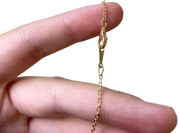 Ketting ankerschakel 1,8 mm 45 cm metaal goudkleur