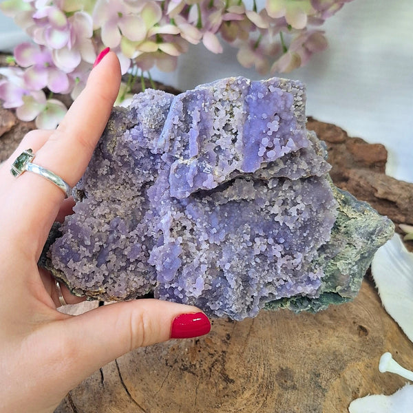 Agaat grape / Chalcedoon druif ruw nr.35