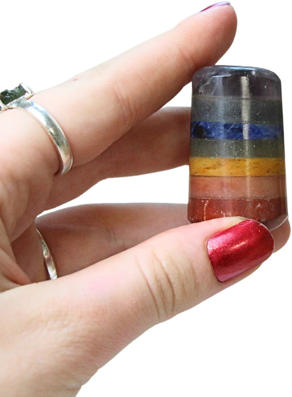 Trommelsteen Chakra mt3 per stuk