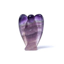 Engel Halfedelsteen Fluoriet 3.8 cm