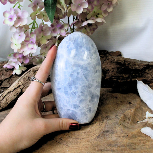 Calciet blauw sculptuur nr.17