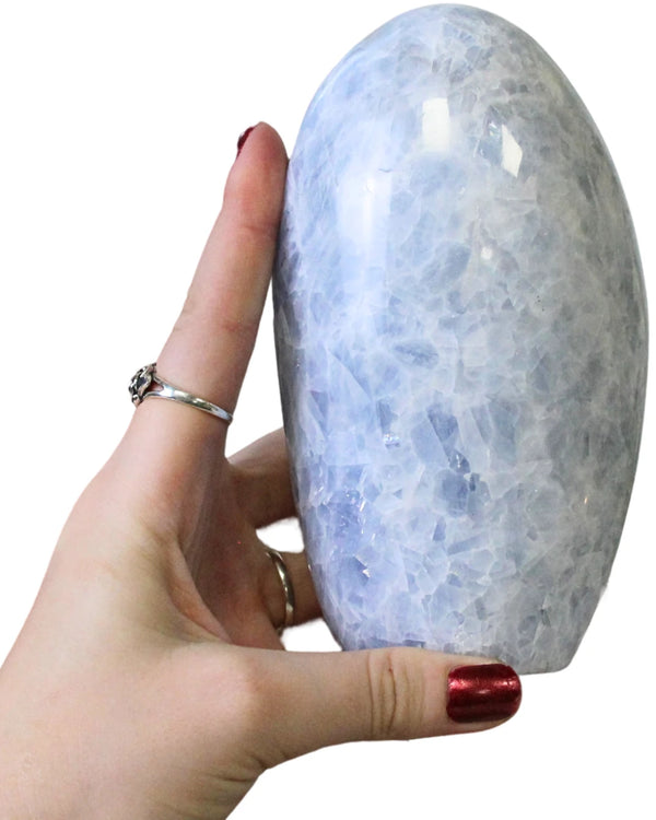 Calciet blauw sculptuur nr.17