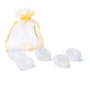 Emma Egg Bergkristal Verpakt In Organza Buidel 2,5 - 3,5 cm