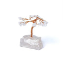 Edelsteenboom Bergkristal Met Blaadjes 8x5cm