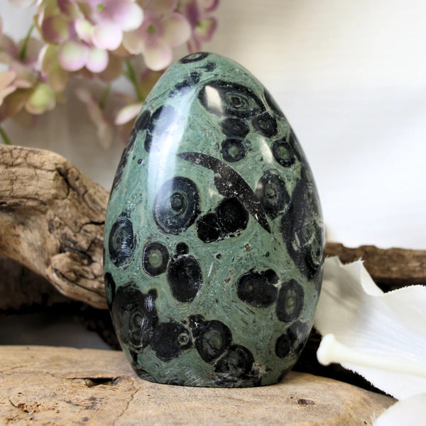 Jaspis Kamballa Eldariet Sculptuur 11,4 Cm Madagaskar