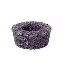 Waxinelichthouder Amethist Rond 8,5x7,5x3,5 Cm