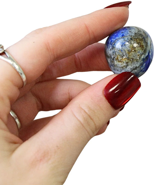 Lapis Lazuli trommelstenen fluoriserend mt3 50 gr.