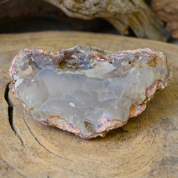 Chalcedoon roze ruw stuk nr.17