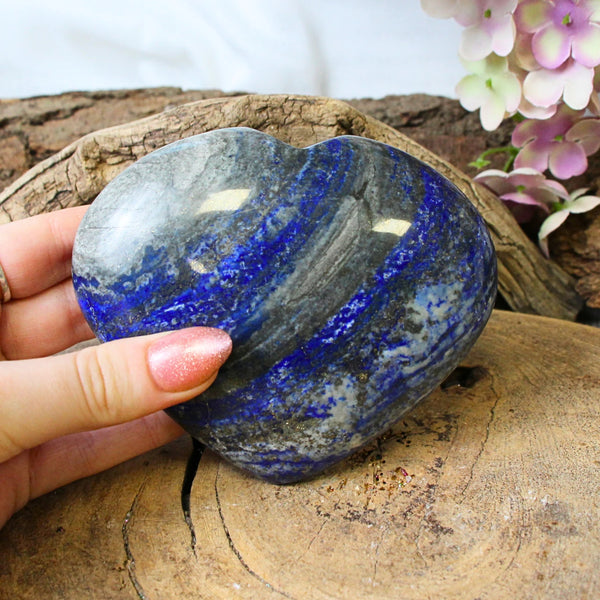 Lapis Lazuli edelsteen hart nr.27