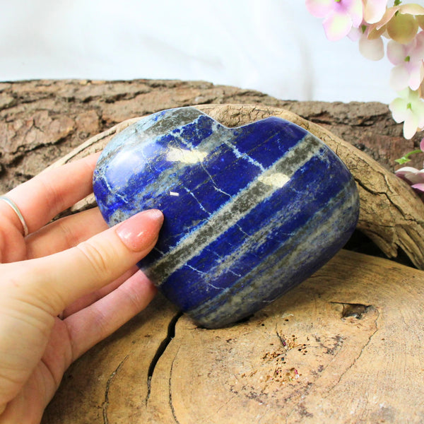 Lapis Lazuli edelsteen hart nr.28