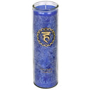 Geurkaars Stearine 5e Chakra Blauw Gerecycled Glas 100 uur