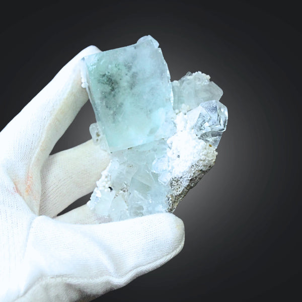 Fluoriet groen met Dolomiet nr.25