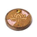 Wierook- En Kegeltjeshouder Namaste Met Rozenkwarts 10cm
