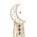 Macramé Maan Hanger Met Amethist 30 Cm