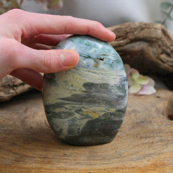 Jaspis oceaan sculptuur nr.04