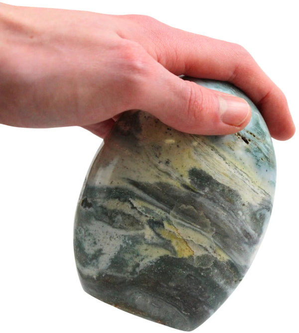 Jaspis oceaan sculptuur nr.04