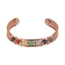 Magnetische Koperen Armband Met Chakrastenen 6,5 Cm