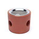 Wierookbrander Terracotta Met RVS Zeef 9 x 7,5 cm