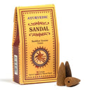 Ayurvedische Sandelhout Backflow Wierookkegels 30 g