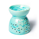 Olieverdamper Levensboom Keramiek Turquoise 11 x 9.5 cm