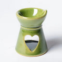 Aromabrander Hart Groen Voor Smeltkaarsjes 8 x 6,5 cm