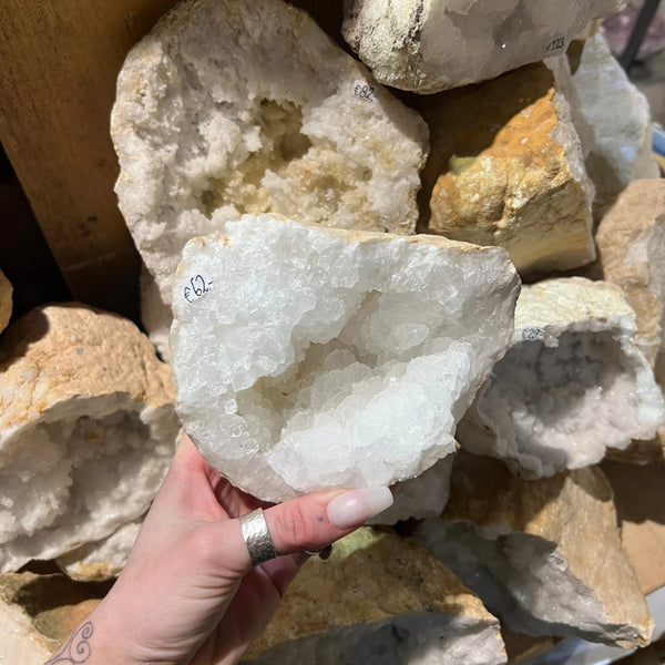 Bergkristal geoden, p/kg