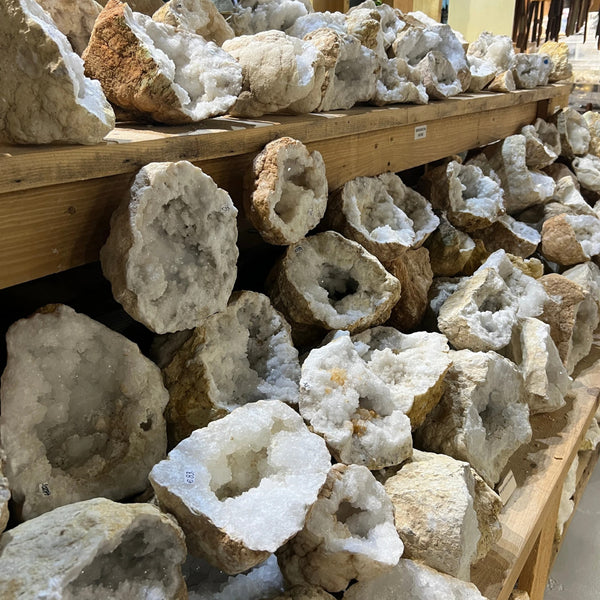Bergkristal geoden, p/kg