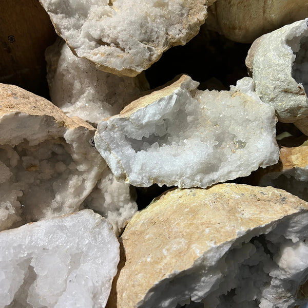 Bergkristal geoden, p/kg