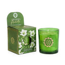 Geurkaars Anahata Chakra Jasmijn En Saffraan Sojawas 130g