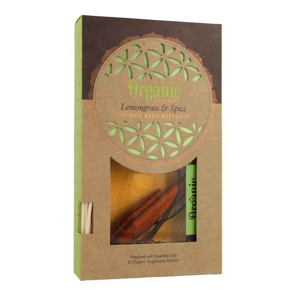 Organic Goodness Geurstokjes Citroengras Specerijen 150 ml