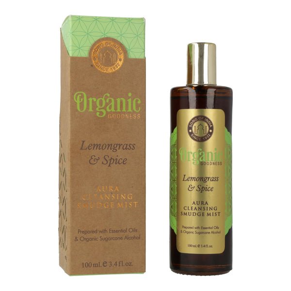 Organic Goodness Smudge Spray Citroengras Specerijen 100 ml