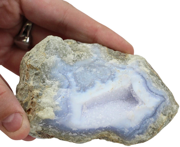 Chalcedoon blauw/ Blue Lace ruw nr.07