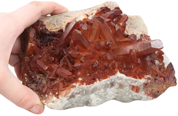 Bergkristal rood ruw nr.42